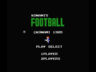 Konami's Soccer screenshot 3 for MSX